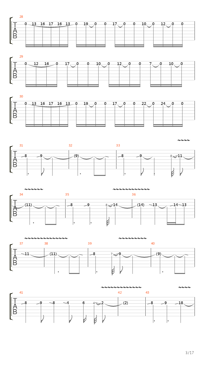 Tunnel Vision吉他谱