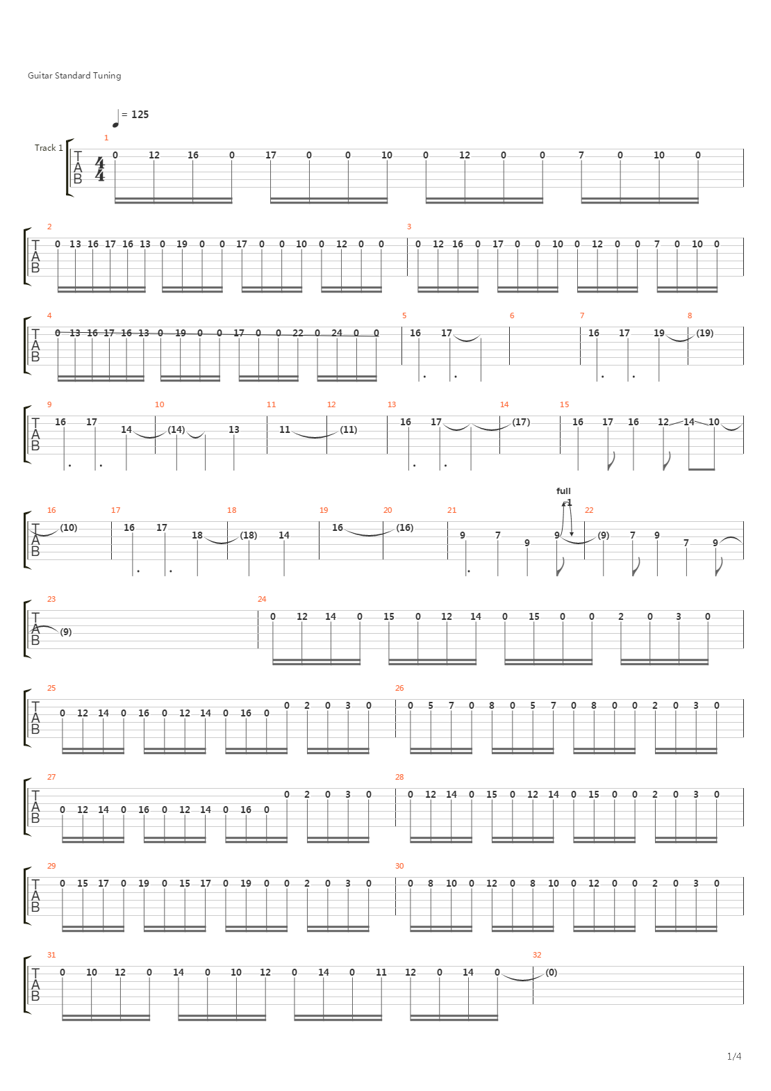 Tunnel Vision吉他谱