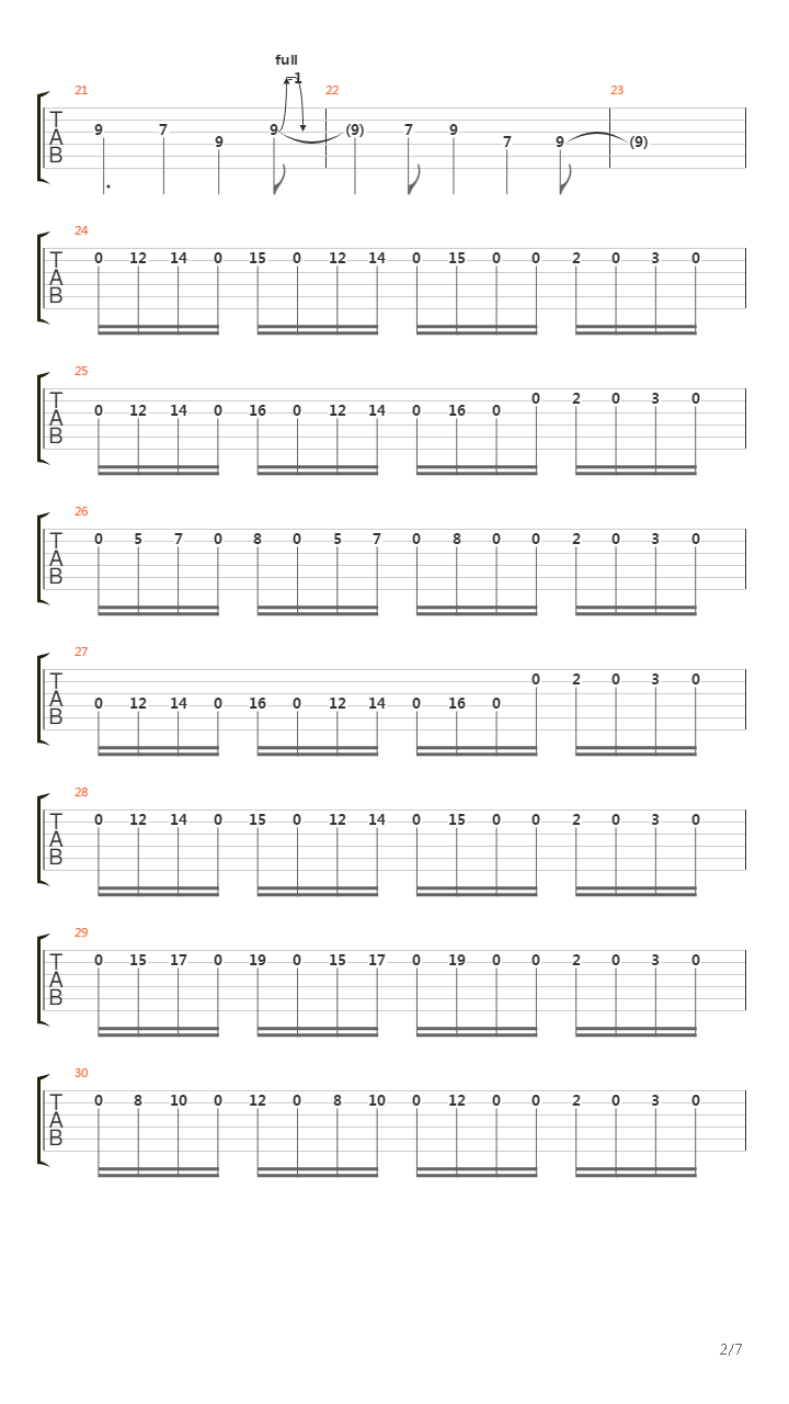 Tunnel Vision吉他谱