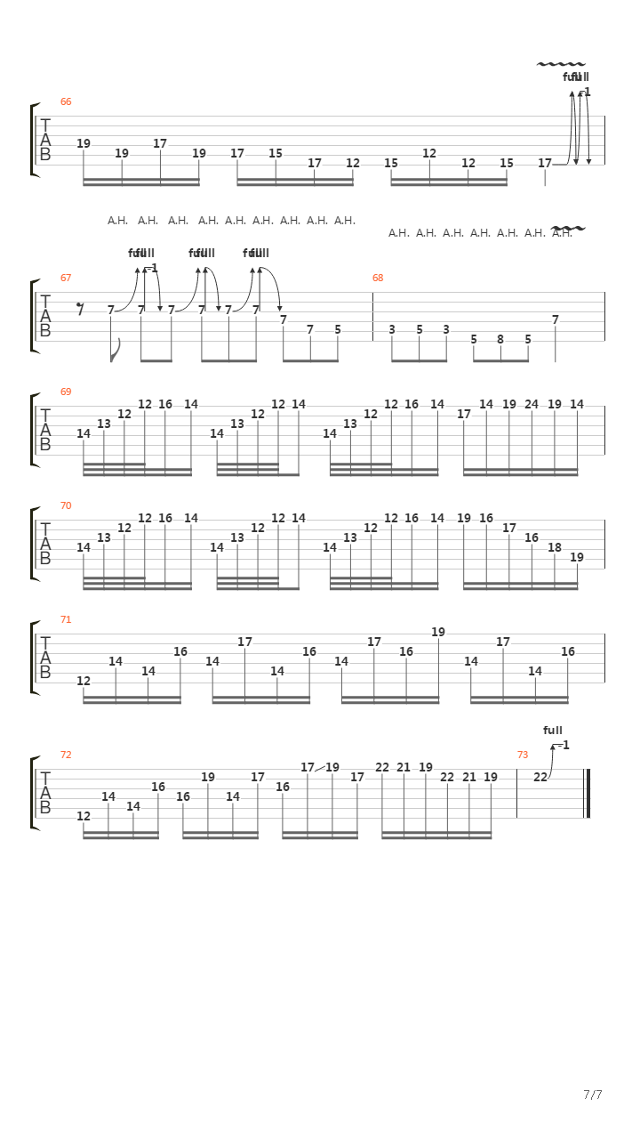 Tunnel Vision吉他谱