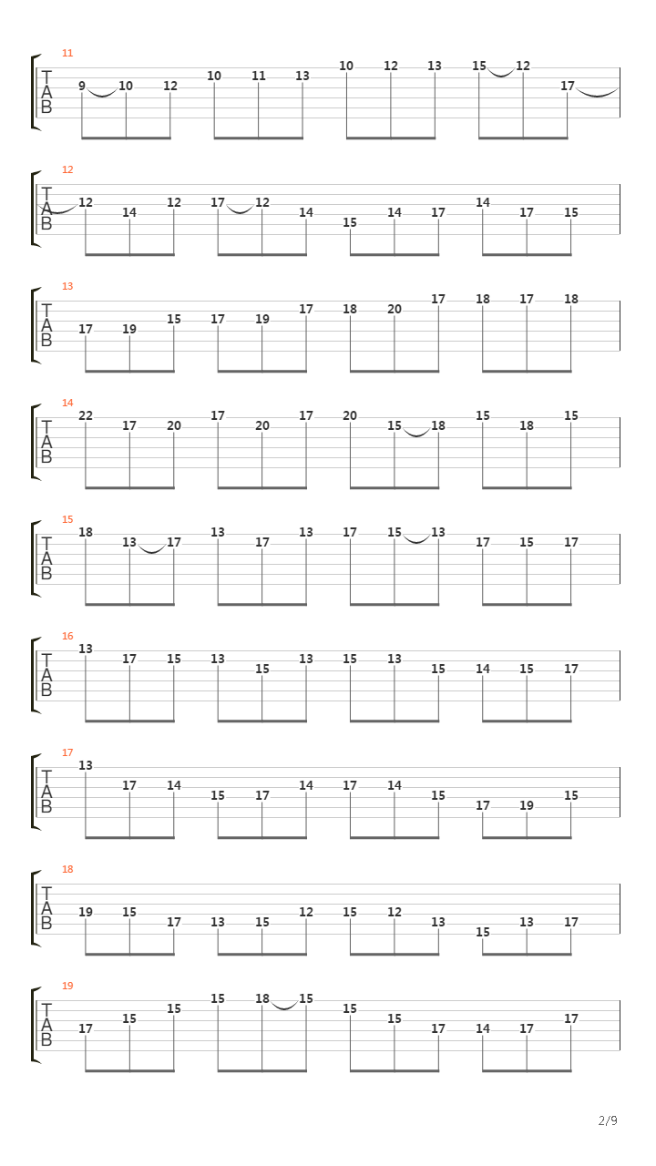 Violin Partita #2 In D Minor吉他谱