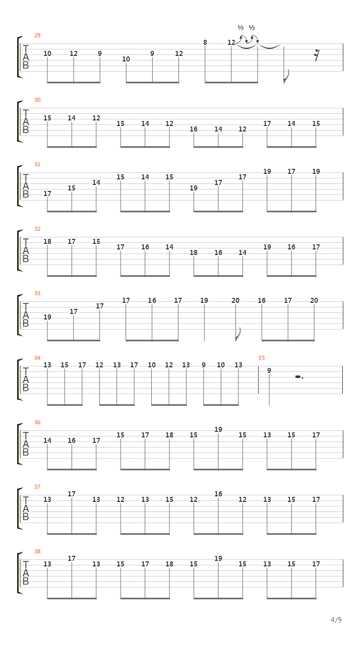 Violin Partita #2 In D Minor吉他谱