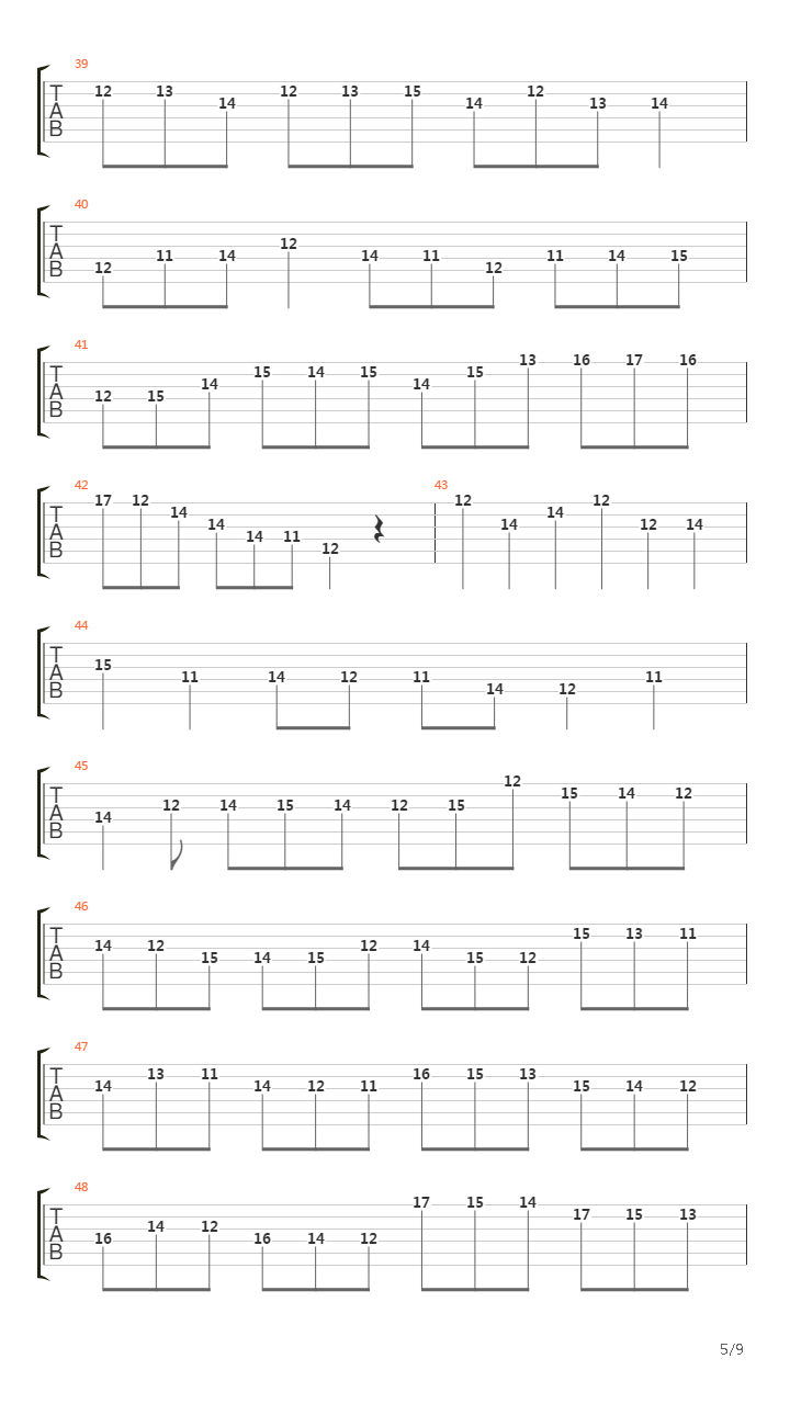 Violin Partita #2 In D Minor吉他谱