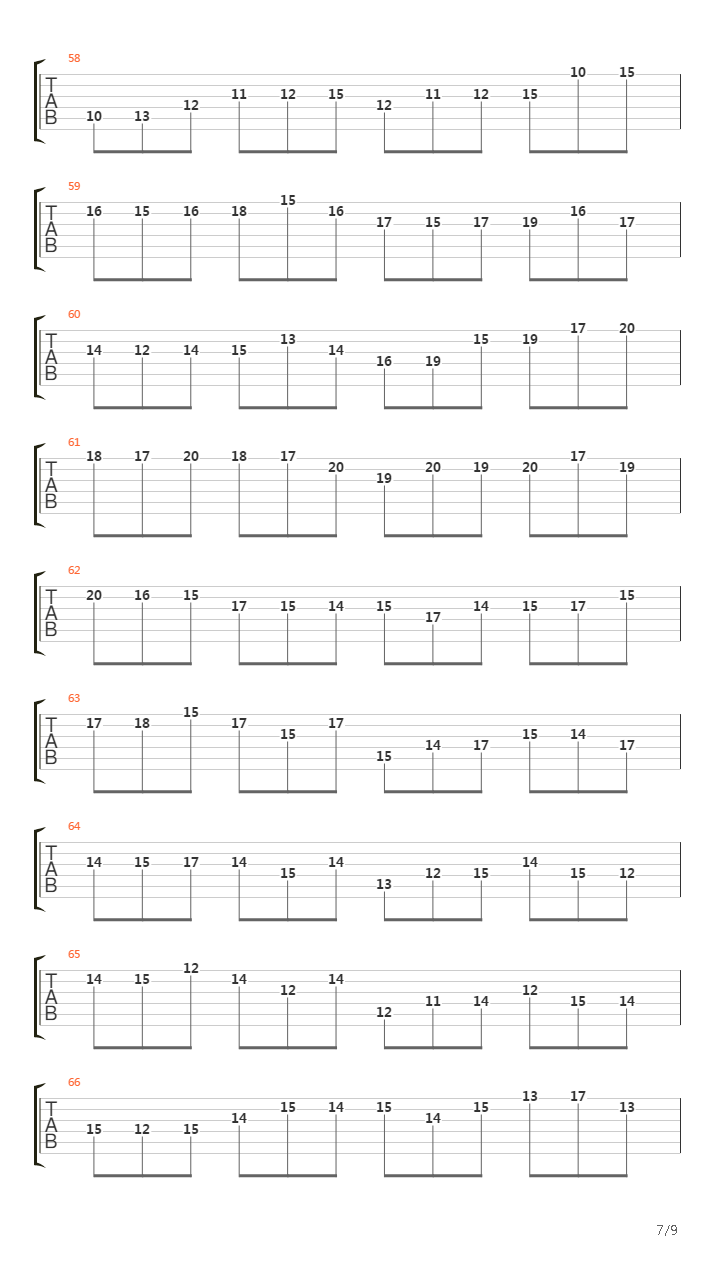 Violin Partita #2 In D Minor吉他谱