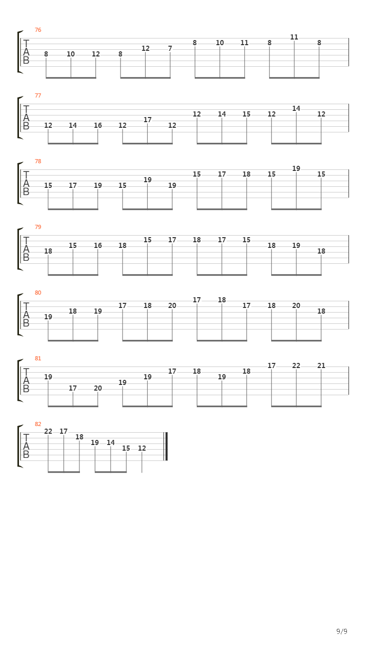 Violin Partita #2 In D Minor吉他谱