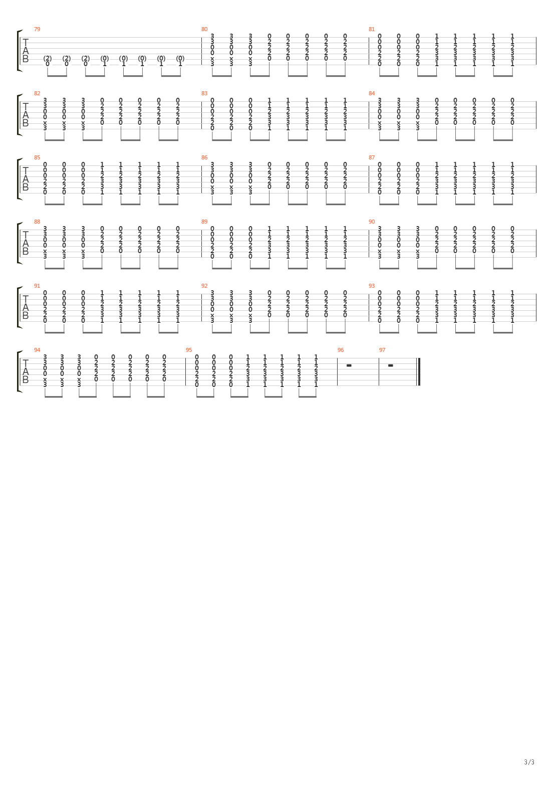 Admiration吉他谱
