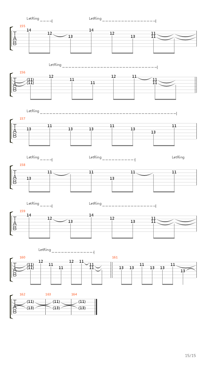 Dig吉他谱