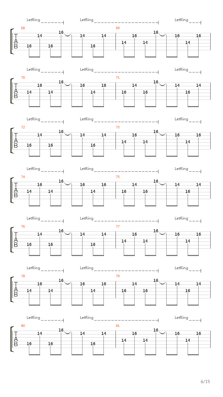 Dig吉他谱