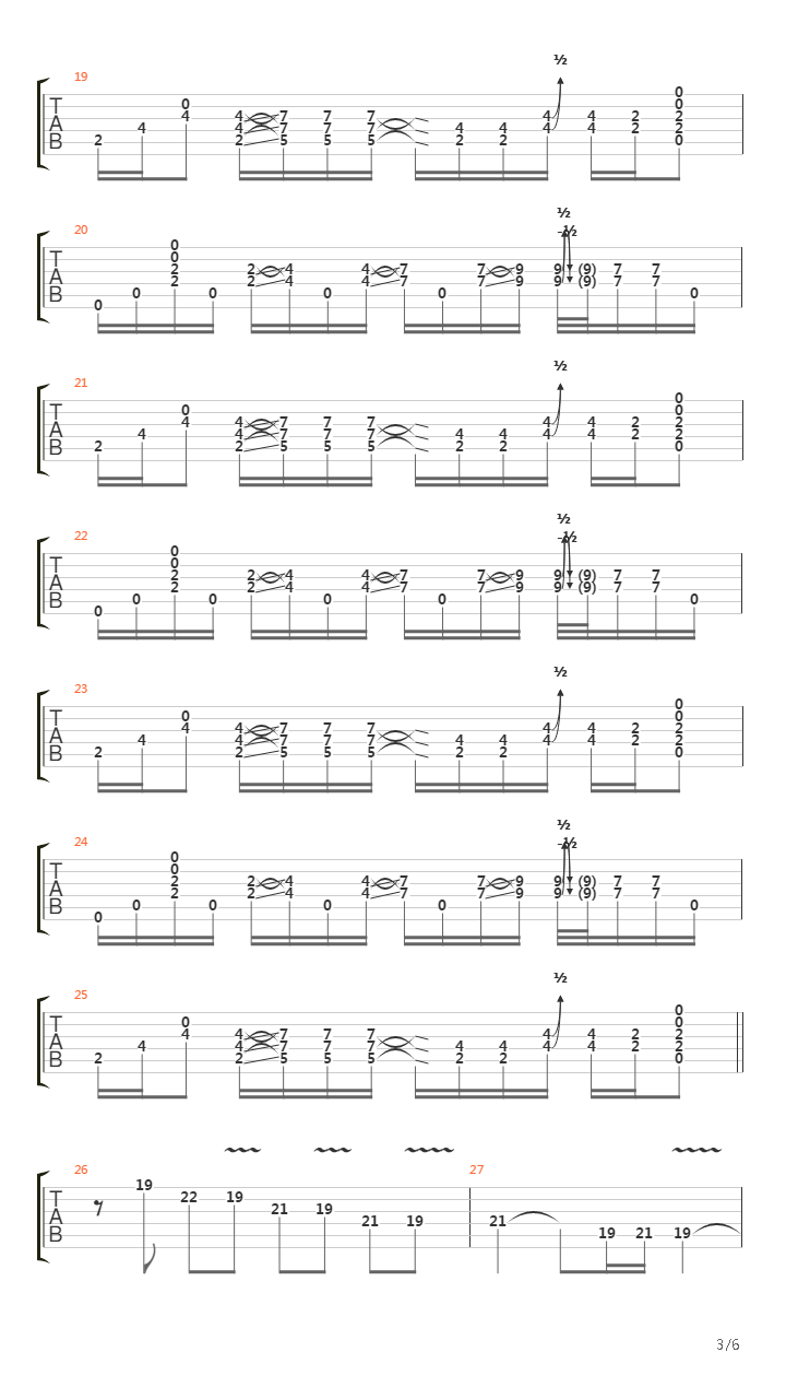 Echo吉他谱