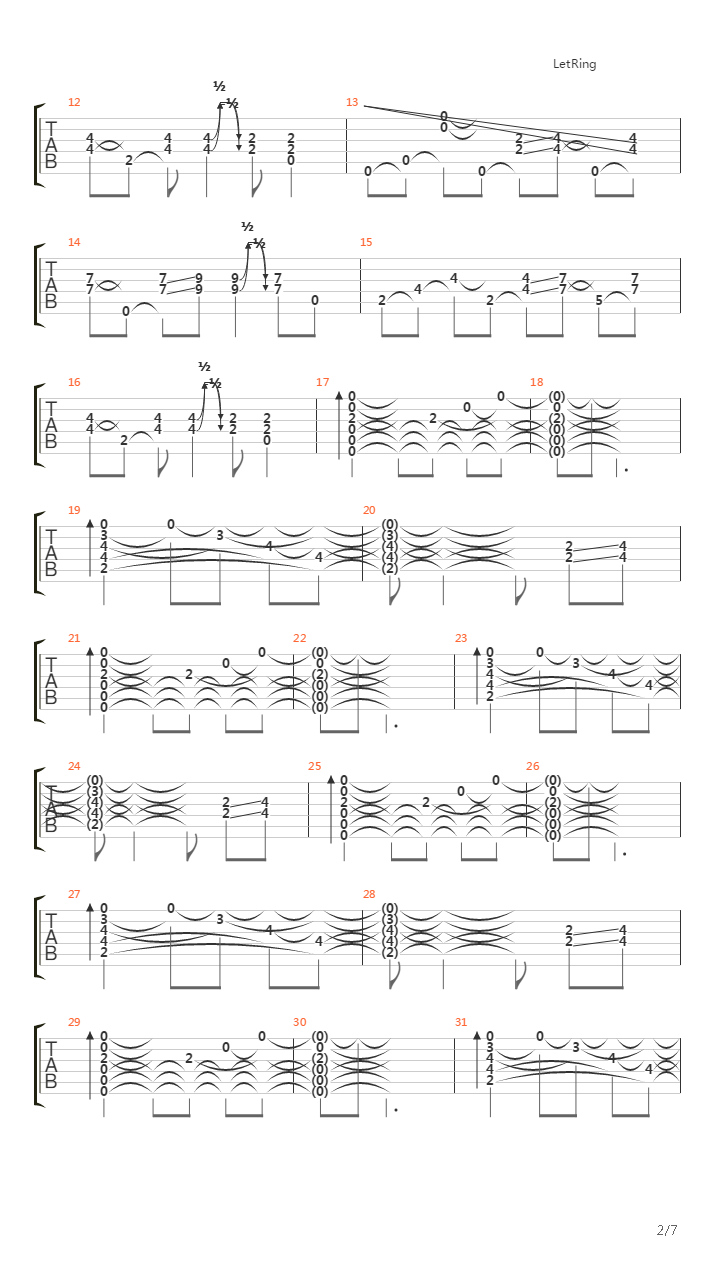 Echo吉他谱