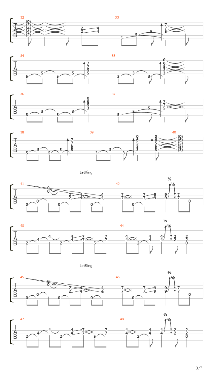 Echo吉他谱