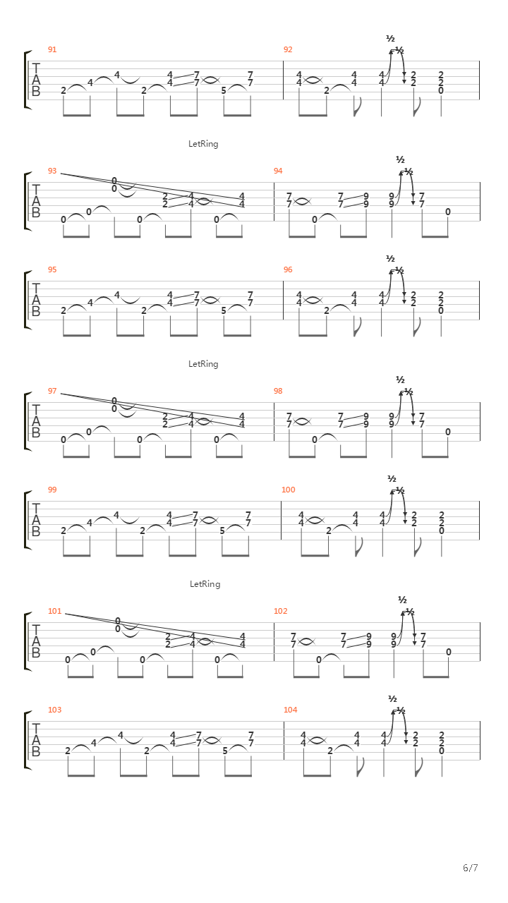 Echo吉他谱