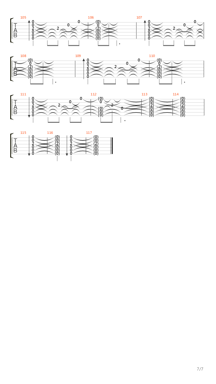 Echo吉他谱