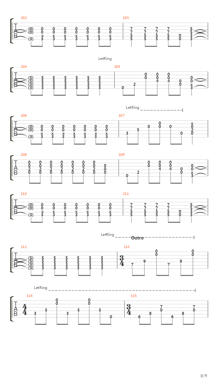 Mexico吉他谱