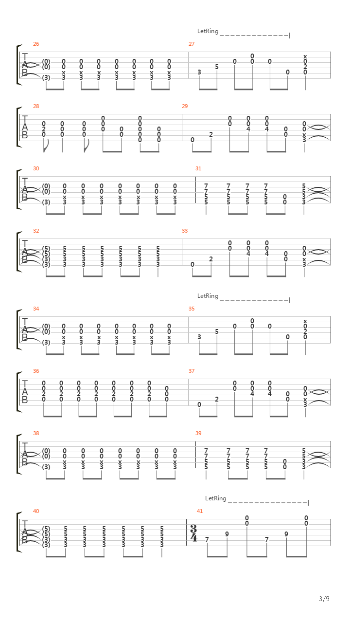 Mexico吉他谱