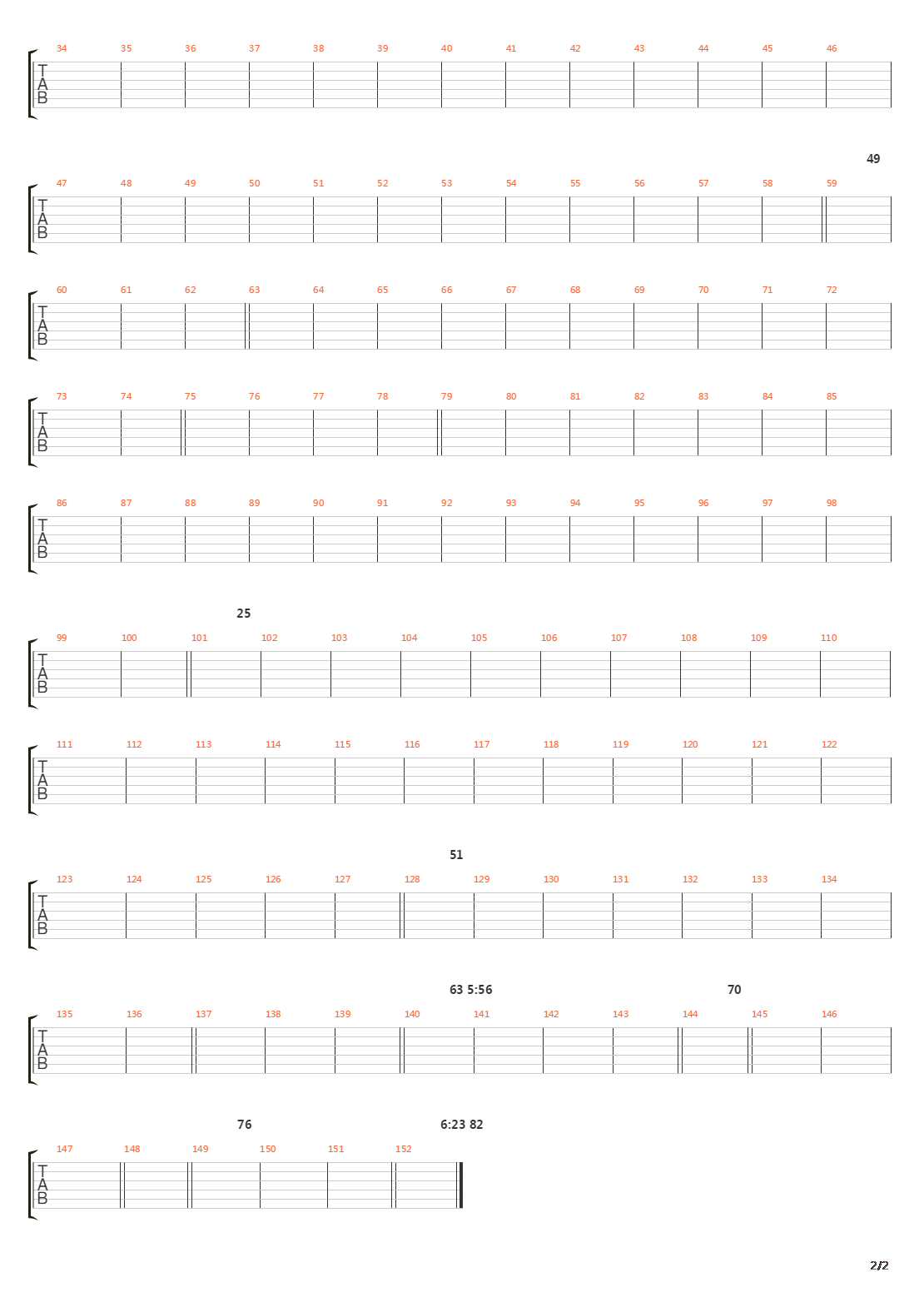 Second Movement Of The Odyssey吉他谱