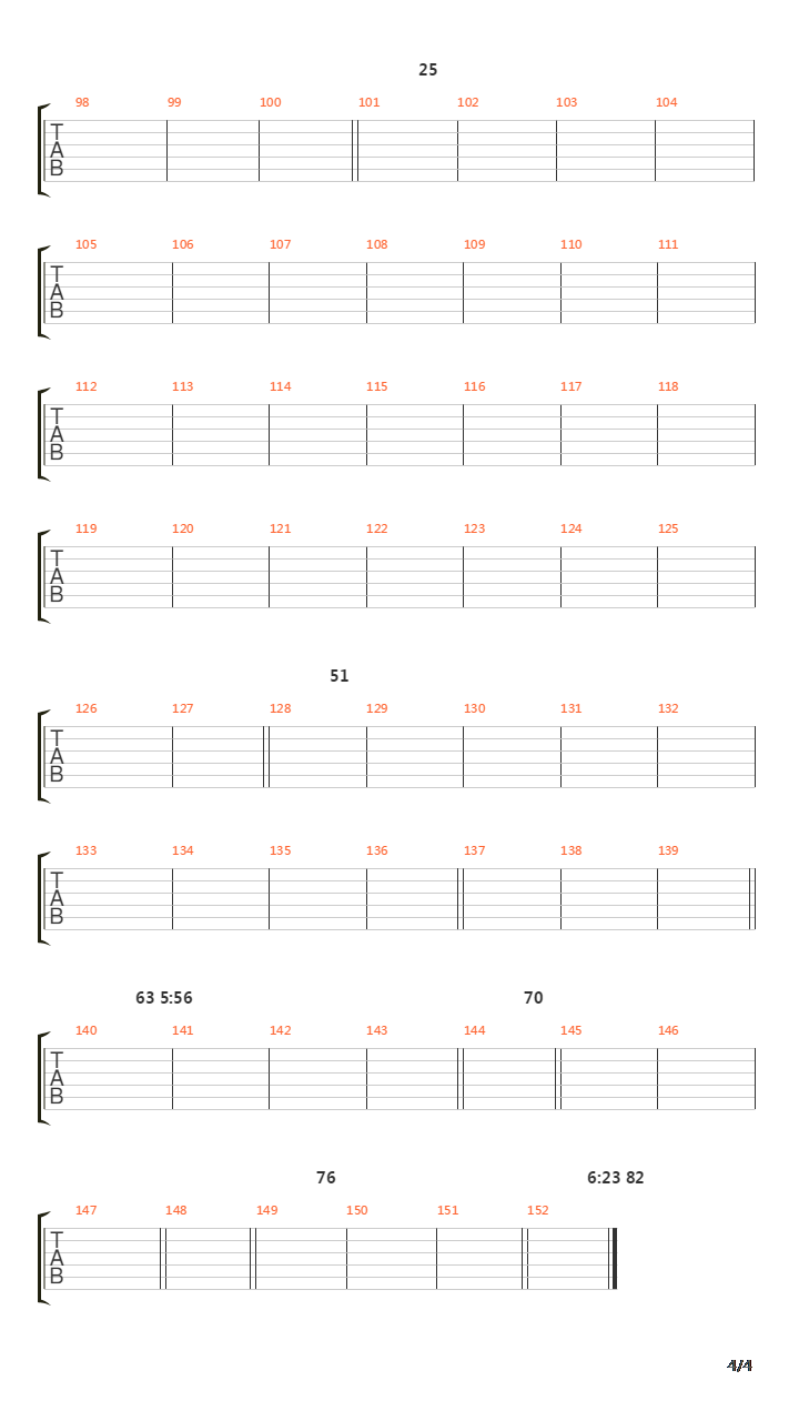 Second Movement Of The Odyssey吉他谱