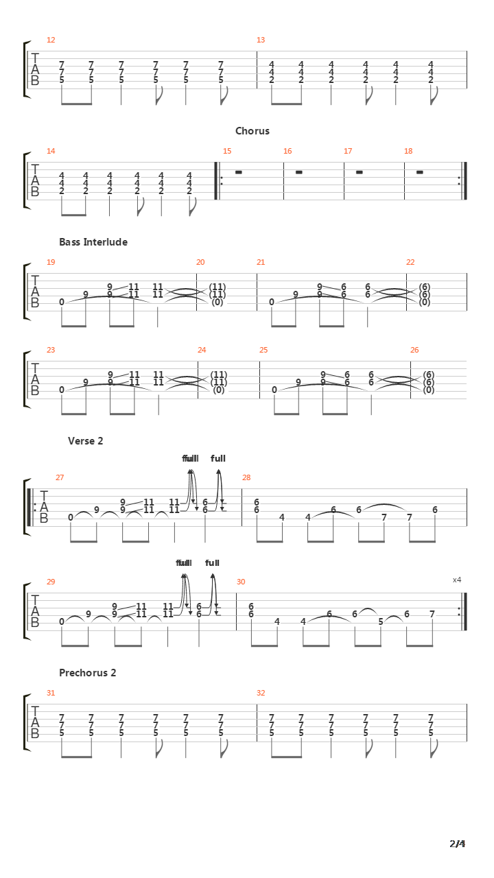 Stellar吉他谱