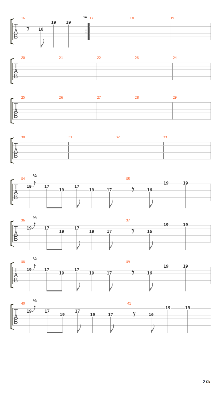 The Warmth吉他谱