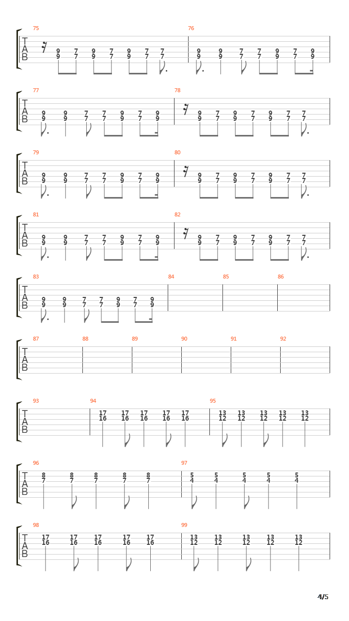 The Warmth吉他谱