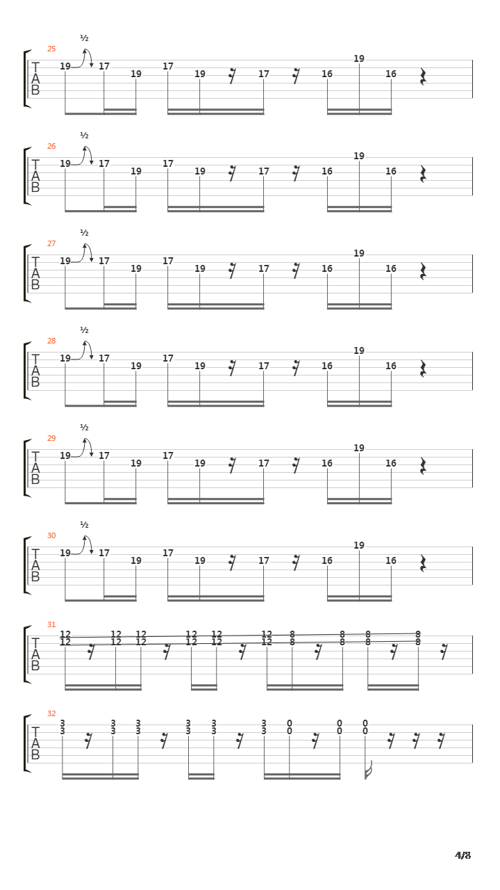 The Warmth吉他谱