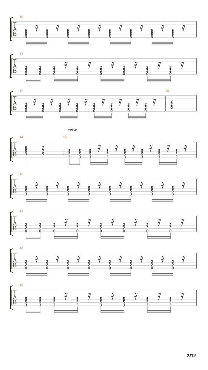 Turning Japanese吉他谱
