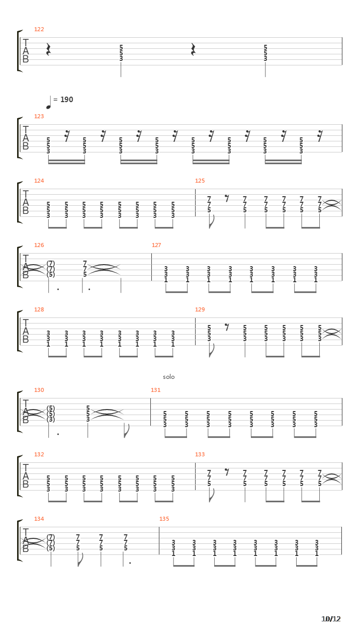 Turning Japanese吉他谱