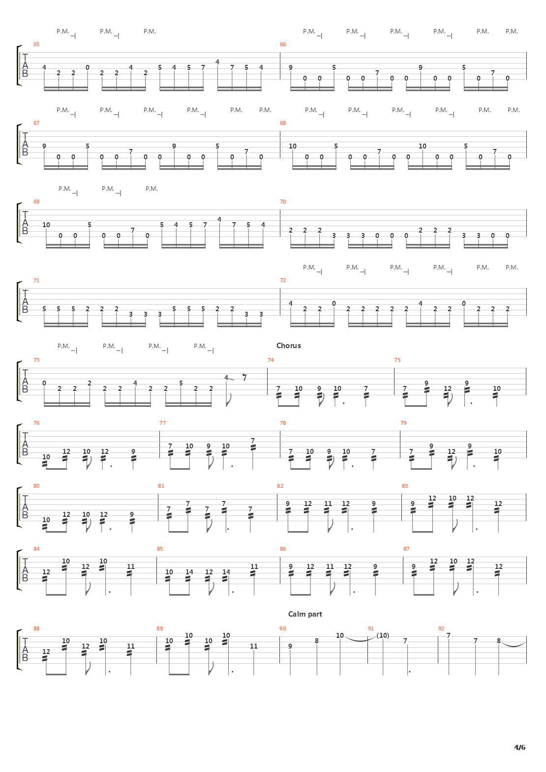 Collapsing Words吉他谱