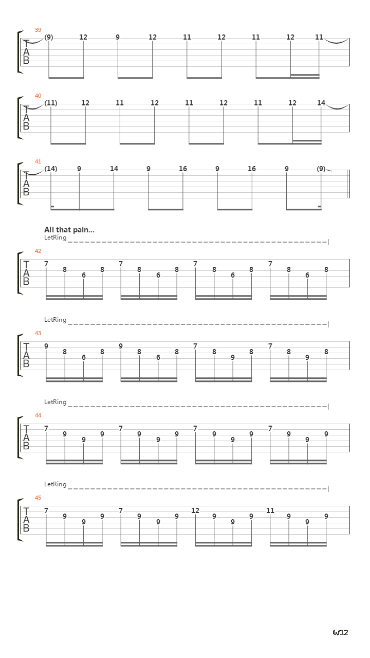 Ephemeral吉他谱