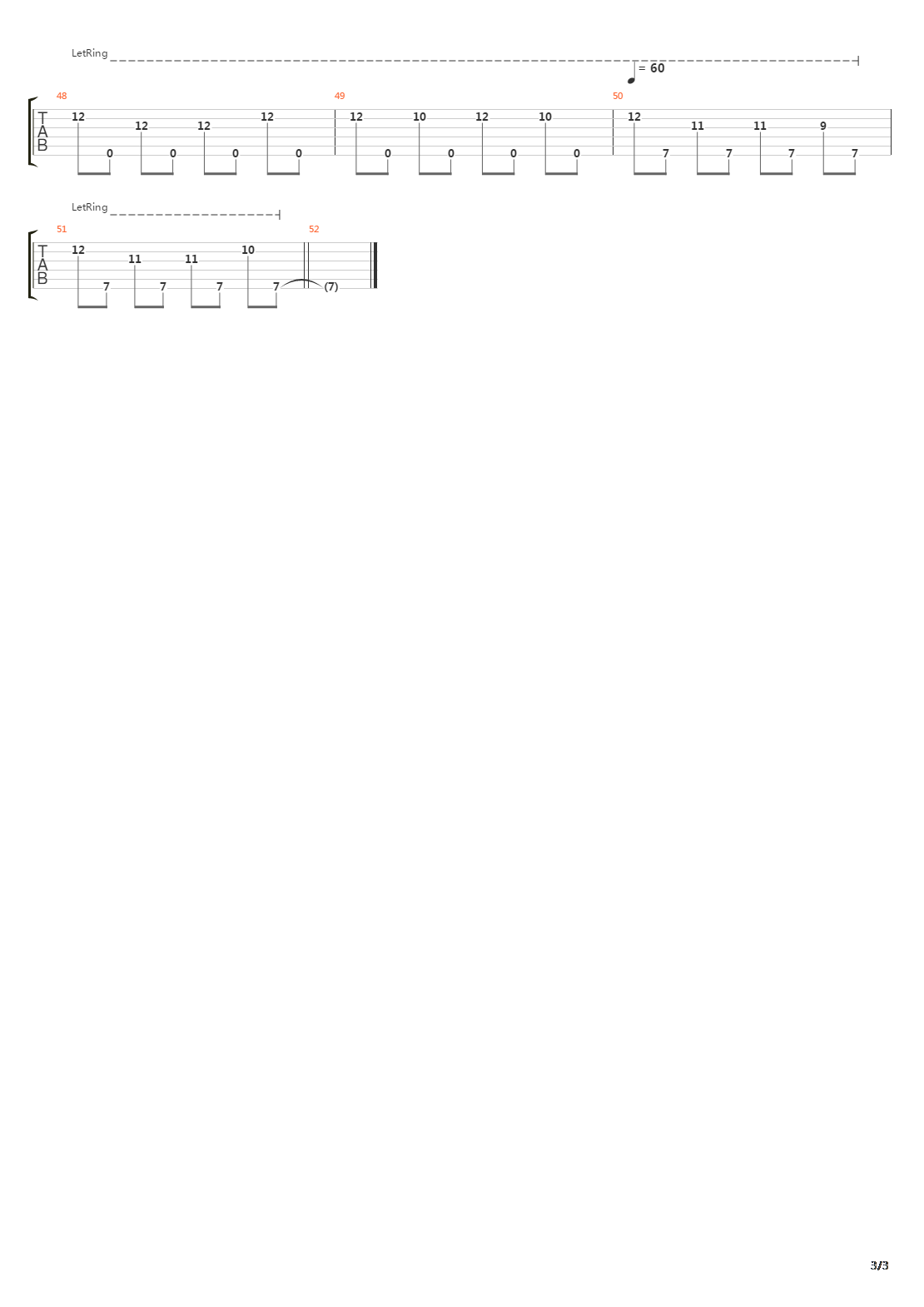 Nocturne吉他谱