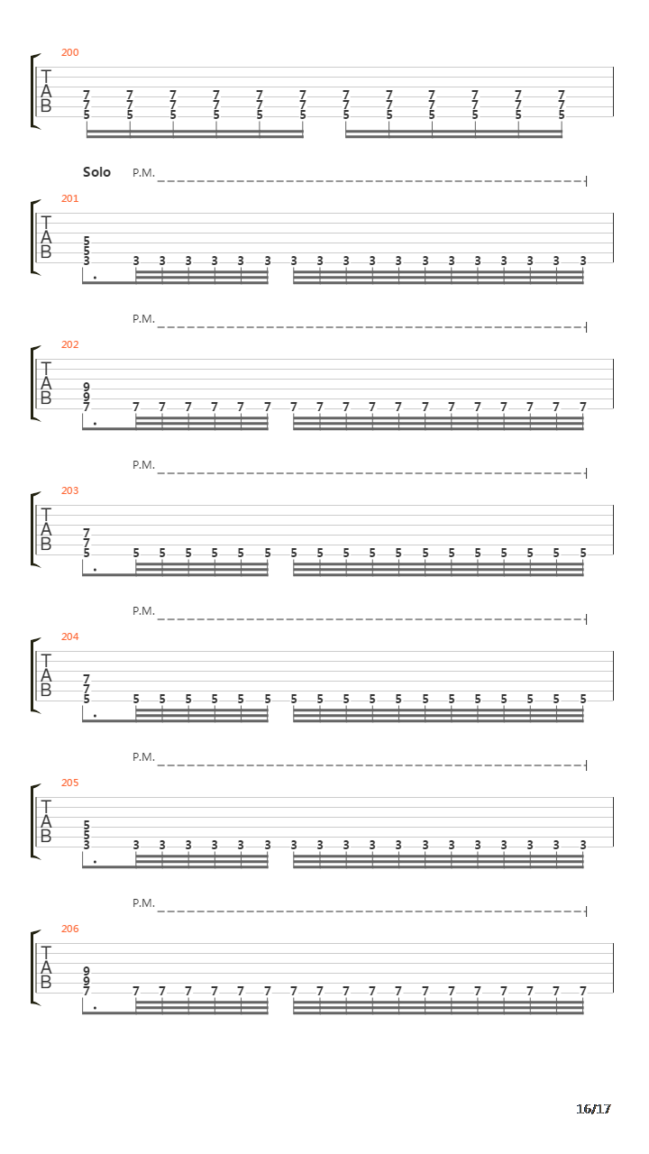 The River吉他谱