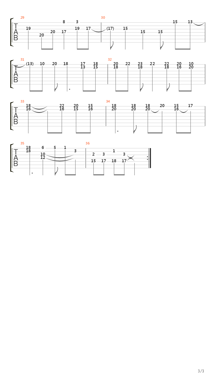 白色相簿2(White Album 2) - 冬の街路树(冬日的行道树)吉他谱