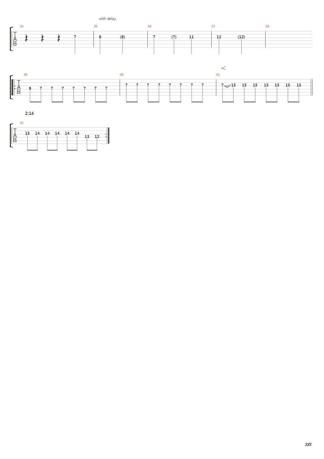 5吉他谱