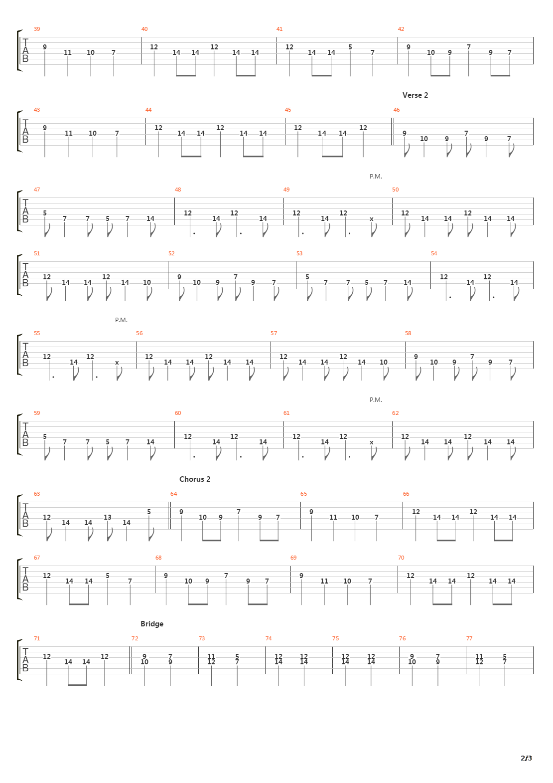 Barricade吉他谱