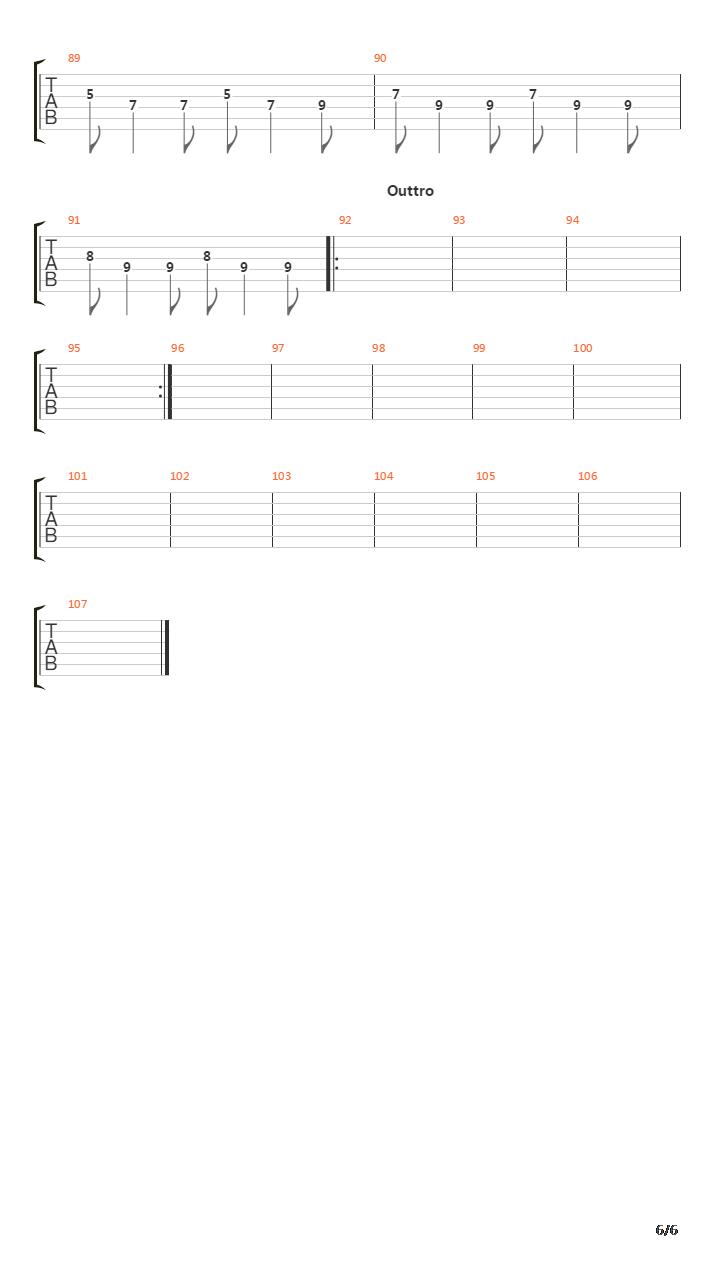 Barricade吉他谱