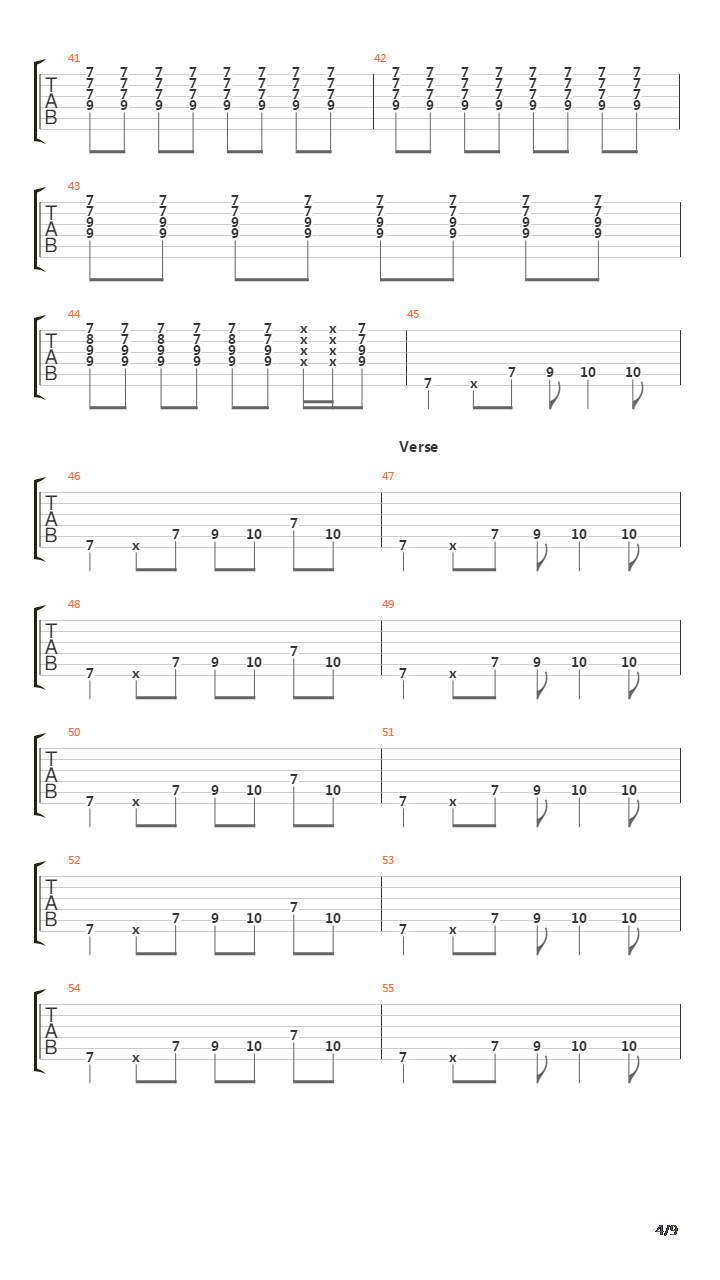 Narc吉他谱