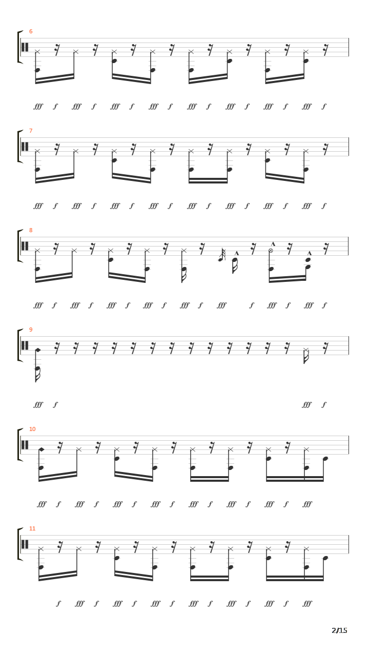 Rest My Chemistry吉他谱