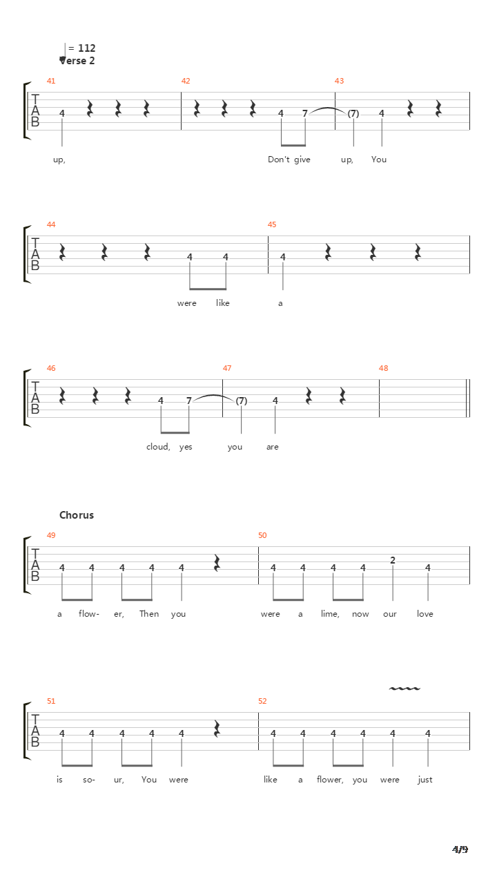 Song Seven吉他谱