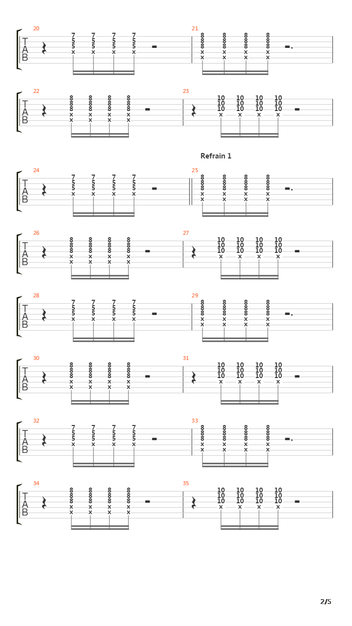 Alright吉他谱