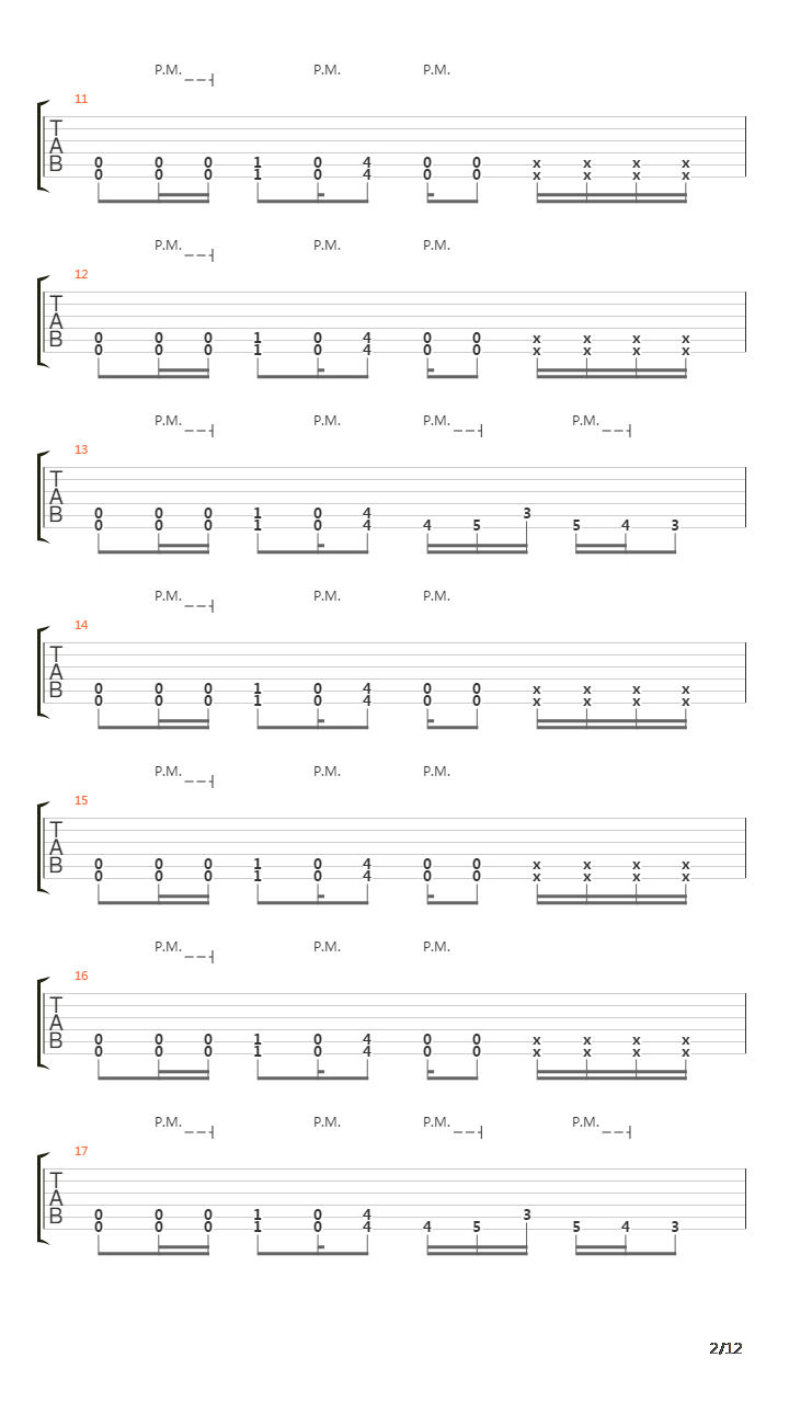 Hm2吉他谱