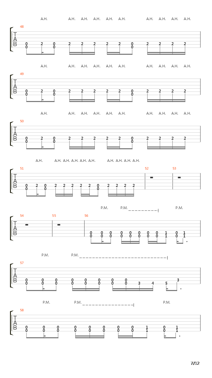 Hm2吉他谱