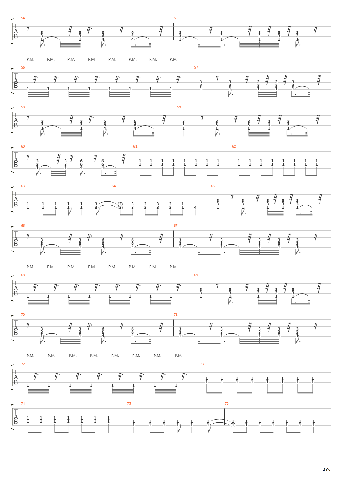 Warfare吉他谱