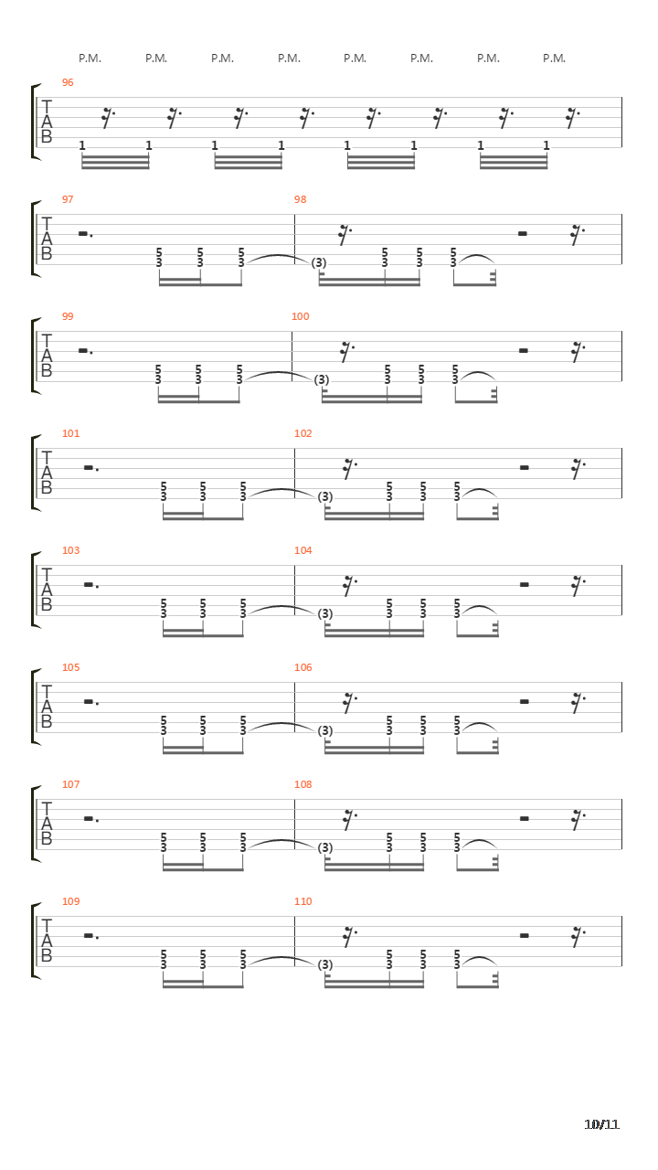 Warfare吉他谱