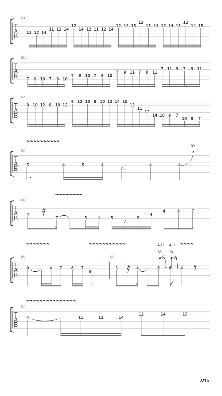 Altitudes吉他谱