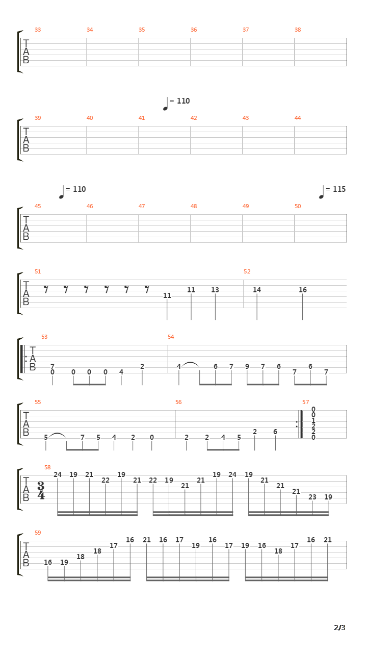 End Of The Beginning吉他谱