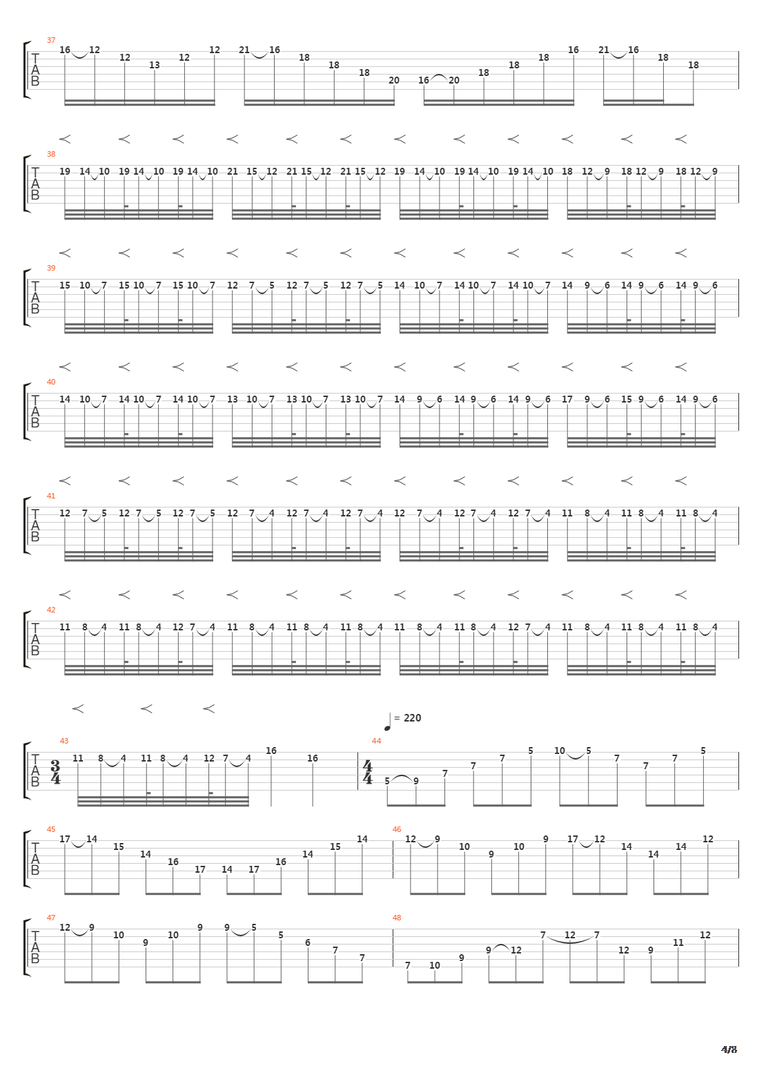 Perpentual Burn吉他谱