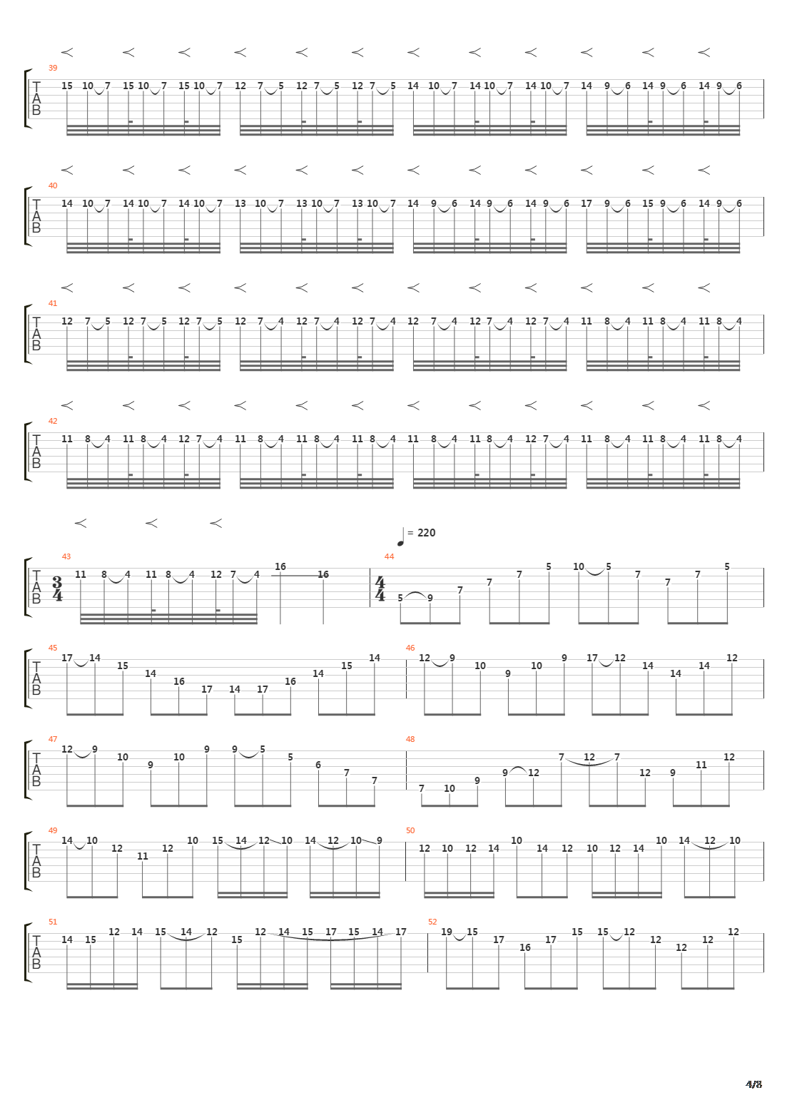 Perpetual Burn吉他谱