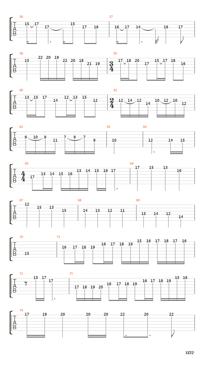 Serrana吉他谱