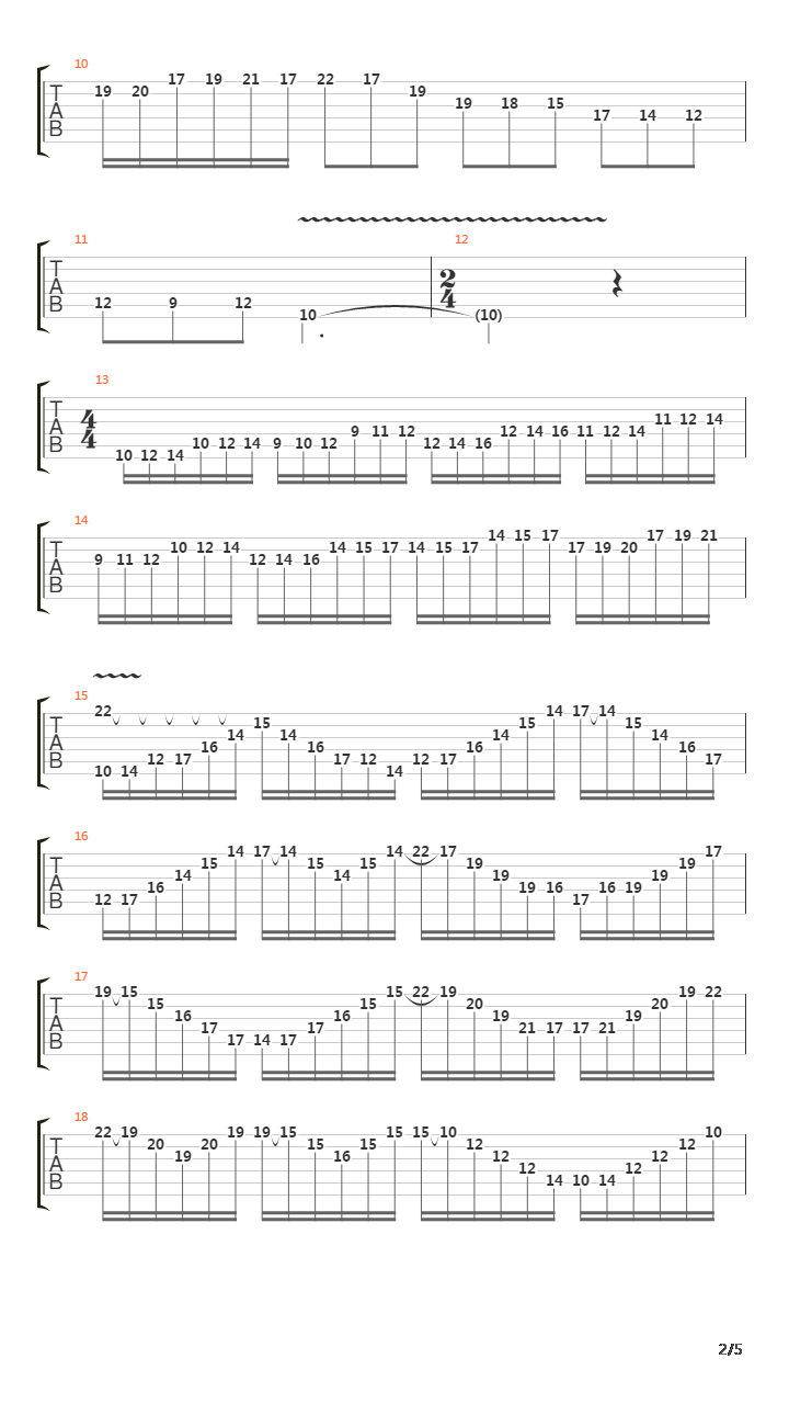 Serrana吉他谱