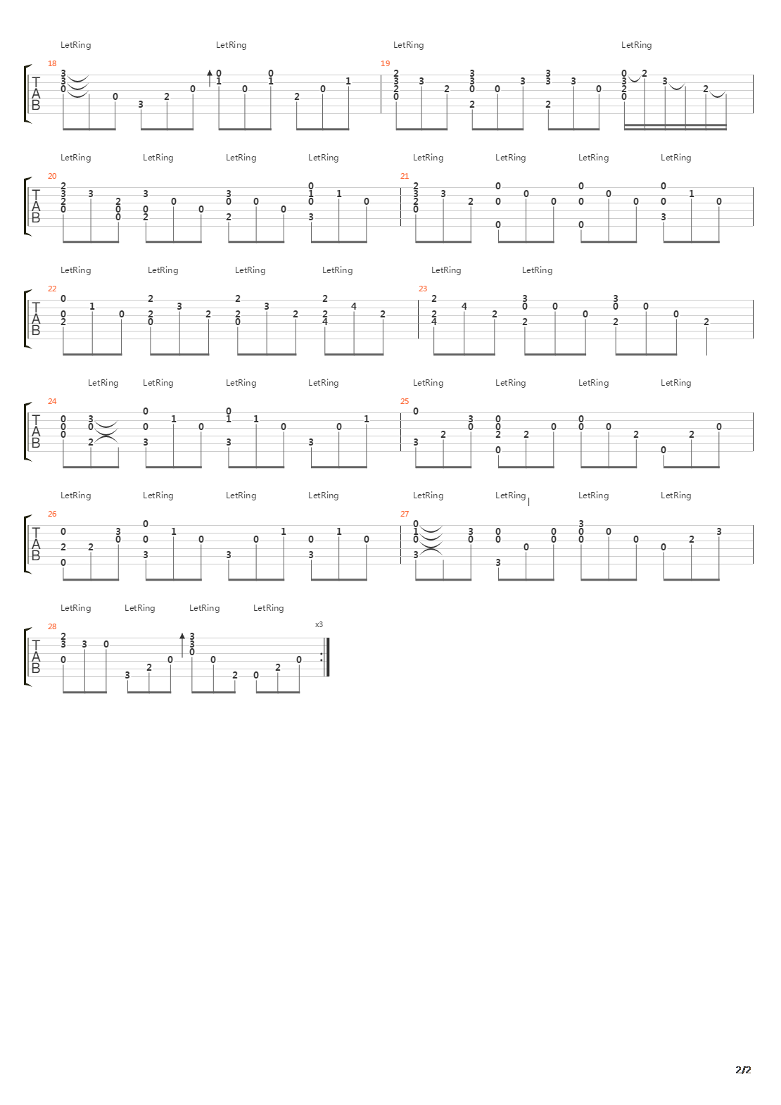 Hallelujah吉他谱